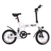 GlareWheel X3 White 36V 7.5Ah 16' Folding Electric City Bike