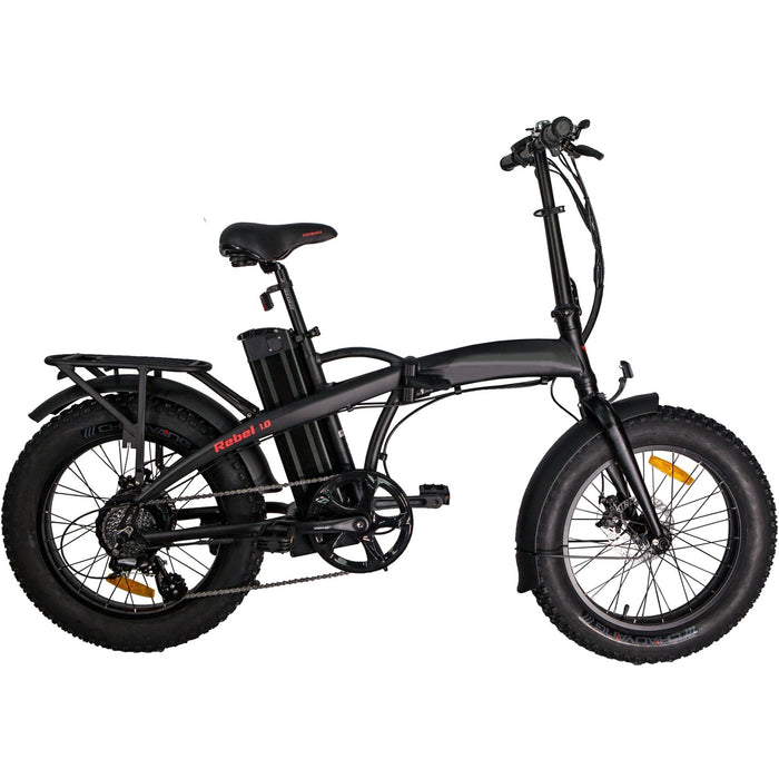 GlareWheel EB-RE 48V/13Ah 500W Folding Fat Tire Electric Bike GWEB-RE