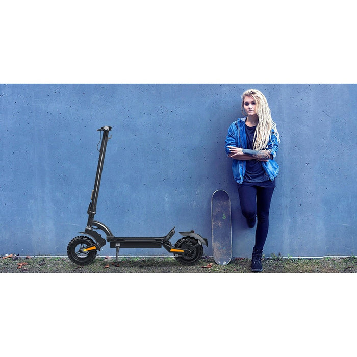 GlareWheel ES-S15 48V/12.5Ah 600W All Terrain Electric Scooter with Ski Convert Kit ES-S15