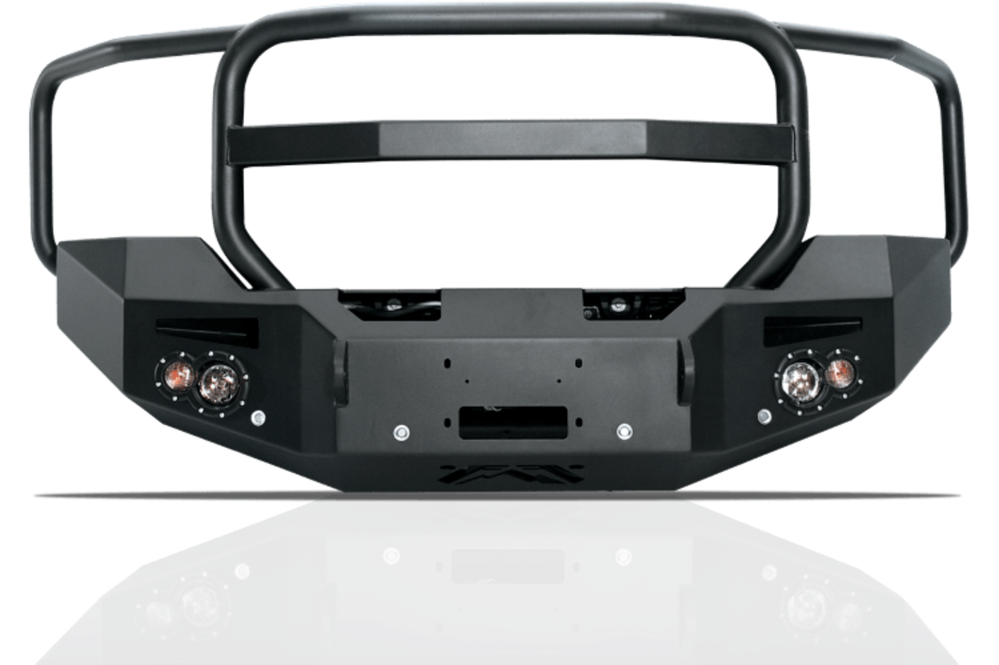 Fab Fours GM14-A3150-1 GMC Sierra 2500/3500 2015-2019 Premium Front Bumper Winch Ready with Full Guard