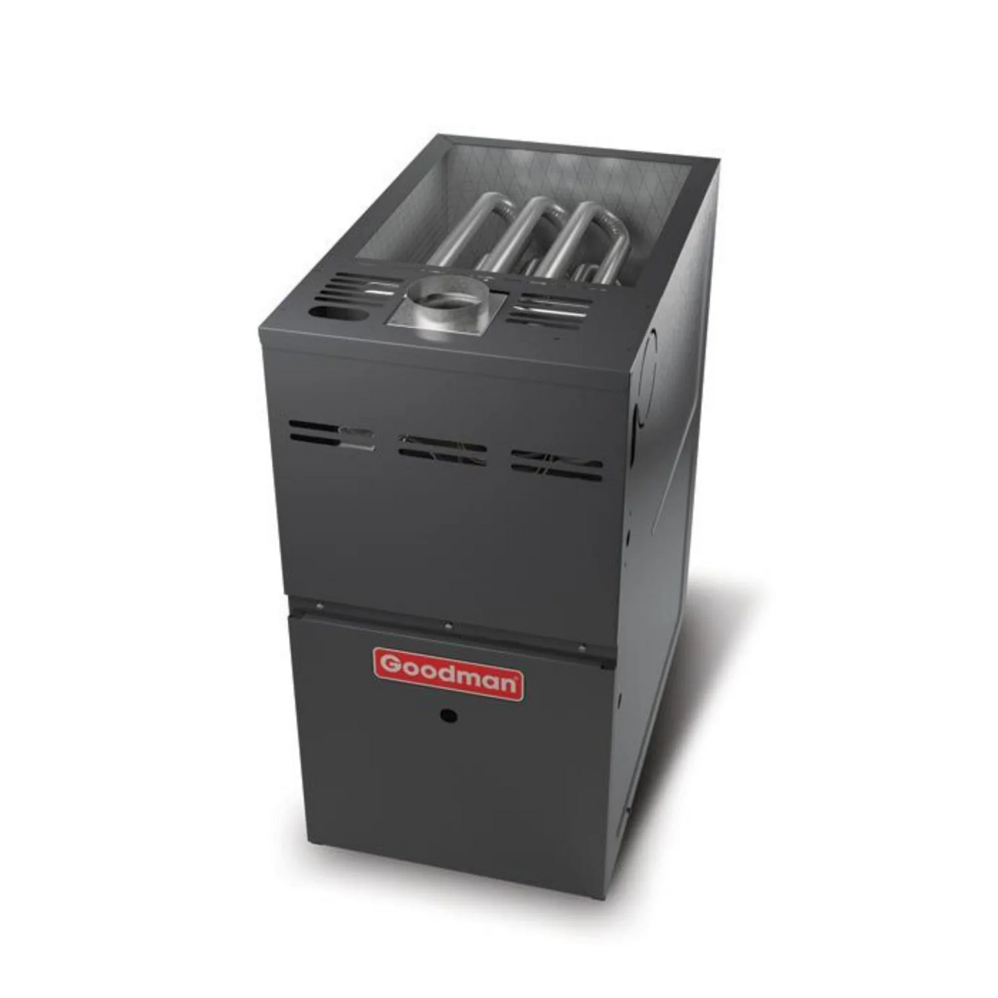 Goodman - 2.5 Ton/80,000 BTU 80% AFUE Gas Furnace and Air Conditioner System - Horizontal - 14.5 SEER2 - R32 - CHPTA3630C3