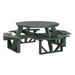 Berlin Gardens Octagon Picnic Table- POPT5184BK