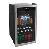 Vinotemp Beverage Center, 108 Can Capacity, in Stainless Steel - VTBC108L01SS