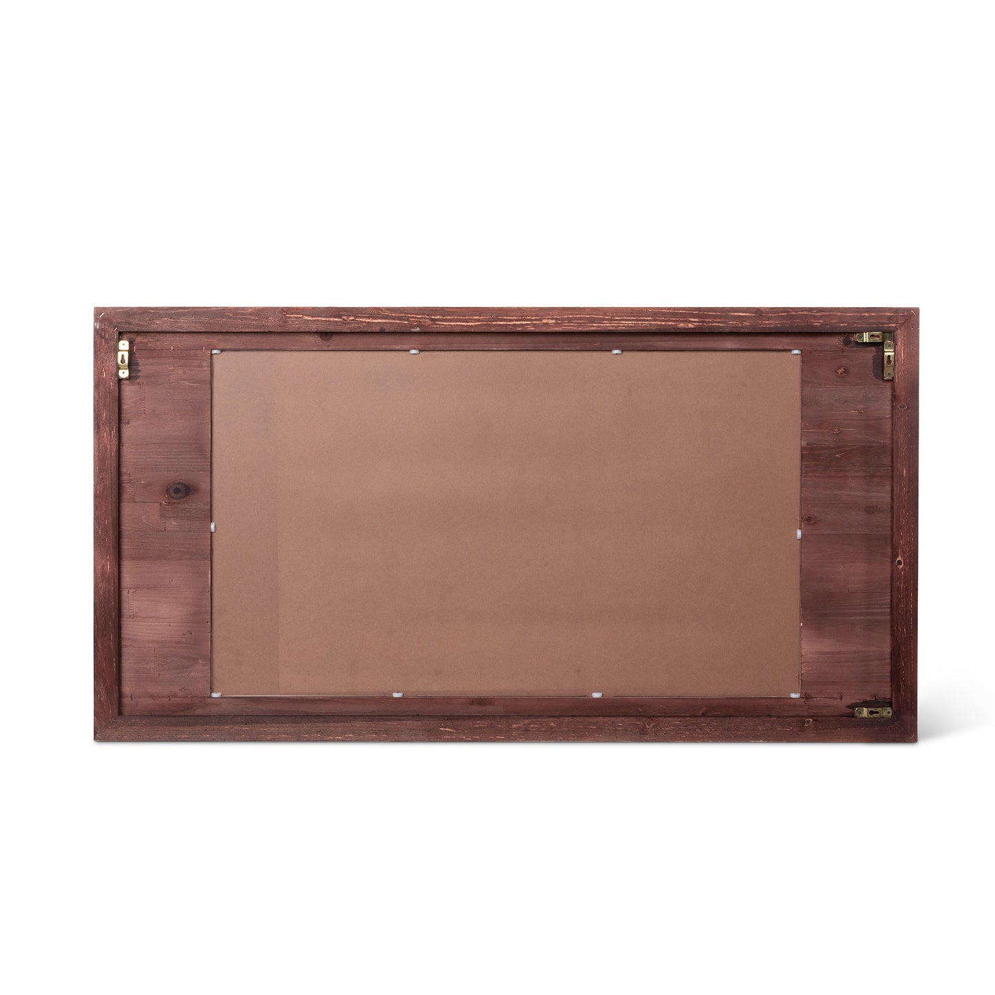 Park Hill Collection Coquille Carved Wood Mirror - Elegant Artisan Horizontal Design in Blue & White, Perfect for Any Room - EWI26158