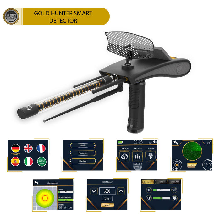 GER Detect Gold Hunter Detector - Gold Hunter Smart