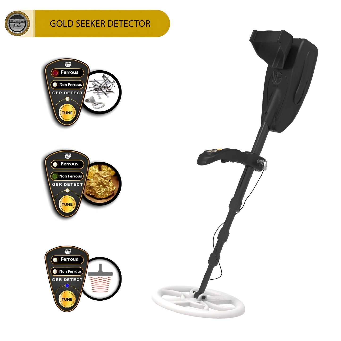 GER Detect Gold Seeker Detector - Gold Seeker