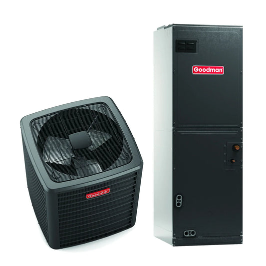 Goodman - 5 Ton/60,000 BTU - Multi-Positional - Heat Pump Split System - 16 SEER2 - R32 - GLZS5BA6010