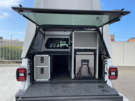 Goose Gear Camper System - Jeep Gladiator 2019-Present JT- Camper 5Ft. Bed Plate System - 3054-GGR-SH