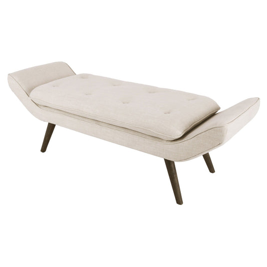 New Pacific Direct Newcastle Fabric Tufted Bench -  1900099-F