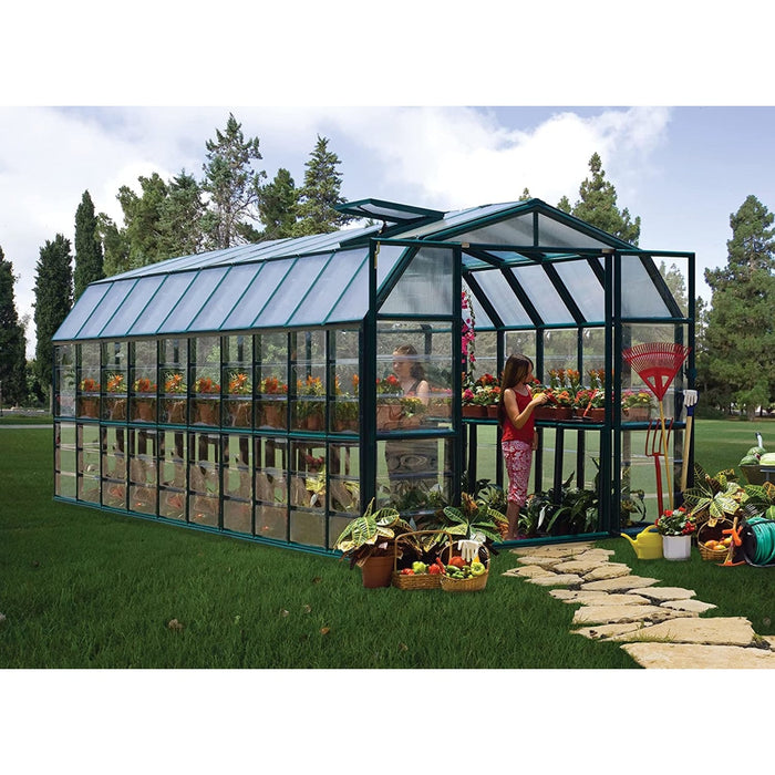 Rion Grand Gardener 8' x 20' Greenhouse - Clear - HG7220C