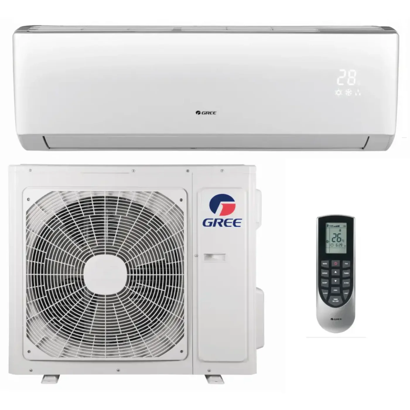 GREE Vireo+ Ultra 36K BTU 18 SEER Wall Mount Mini-Split Single Zone Heat Pump - VIRU36HP230V1A