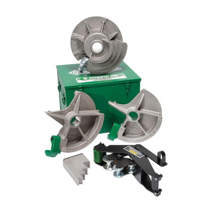 Greenlee 23802 EMT Multi-Shoe Group for 1/2in. to 2in. Conduit with Storage Box - Reconditioned - 23802