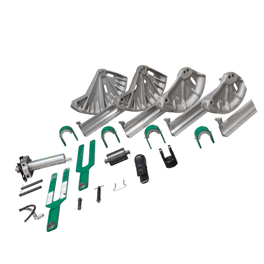 Greenlee 881CTDE960 Bender with Electric Hydraulic Pump for 2-1/2in. to 4in. Conduit - Reconditioned - 881CTDE960