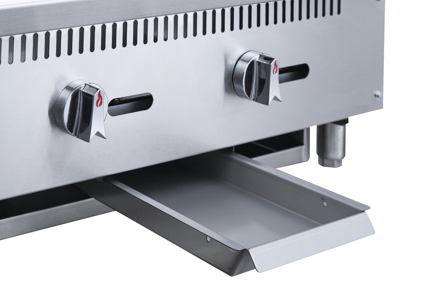 Chef AAA Commercial 24 in. Countertop with Griddle with 2 Burners NG - TCGM24