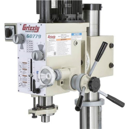 U.S Industrial Grizzly Industrial 23-3/8" Heavy-Duty Floor Model Gearhead Drill Press