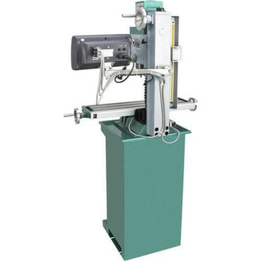 U.S Industrial Grizzly Industrial 7" x 27" 1 HP Mill/Drill with Stand and DRO