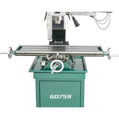 U.S Industrial Grizzly Industrial 7" x 27" 1 HP Mill/Drill with Stand and DRO