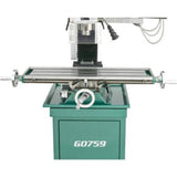 U.S Industrial Grizzly Industrial 7" x 27" 1 HP Mill/Drill with Stand and DRO