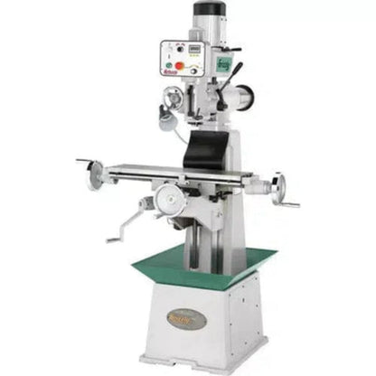 U.S Industrial Grizzly Industrial 8" x 30" 1-1/2 HP Variable-Speed Knee Mill with Ram Head