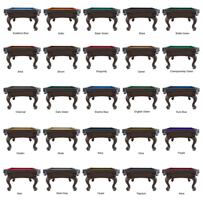 Playcraft Wheaton 8' Slate Pool Table - PTWHEBRI08