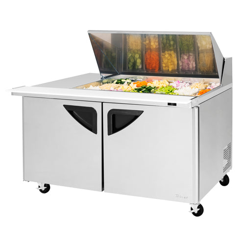 Turbo Air Super Deluxe Refrigerated Prep Tables - TST-60SD-18M-N(-LW)