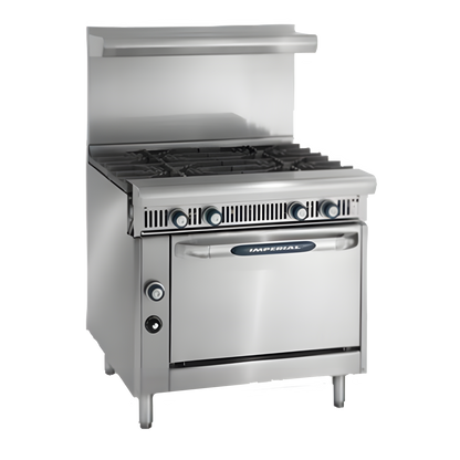 Imperial (Middleby) Spec Series Gas Ranges - IHR-4