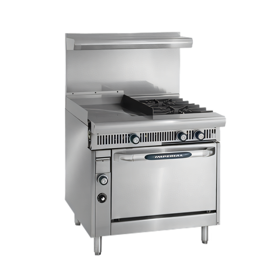 Imperial (Middleby)  Spec Series Gas Ranges - IHR-GT18-2-M