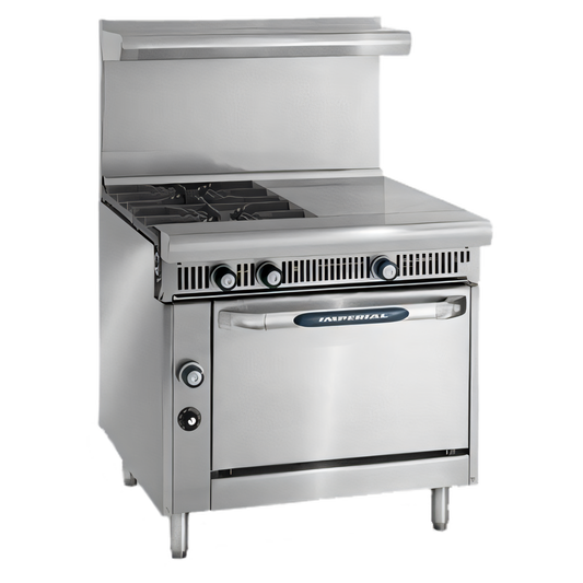 Imperial (Middleby)  Spec Series Gas Ranges - IHR-4-1HT-XB