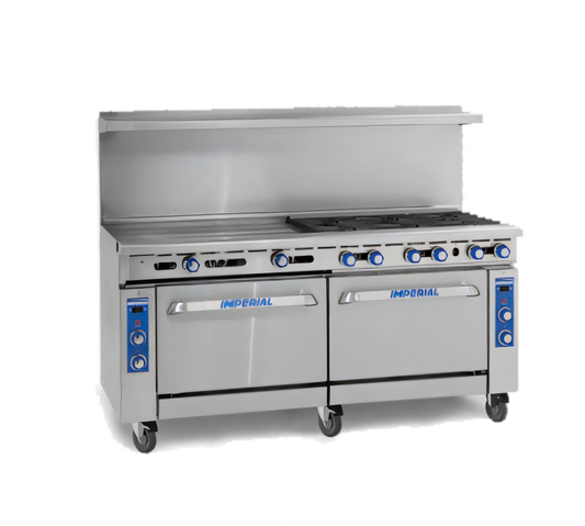 Imperial (Middleby) Pro Series Gas Ranges - IR-8-G24-XB