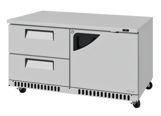 Turbo Air TUR-60SD-D2R(L)-FB-N Super Deluxe Reach-in Refrigerators