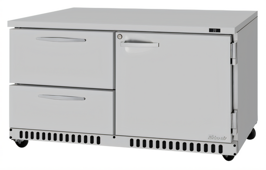 Turbo Air PUR-60-D2R(L)-FB-N PRO Reach-in Refrigerators - PUR-60-D2R(L)-FB-N