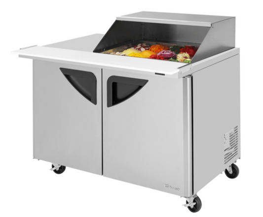 Turbo Air Super Deluxe Refrigerated Prep Tables - TST-48SD-12M-N-SL(-LW)