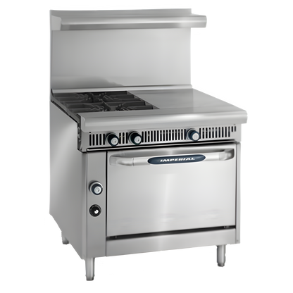 Imperial (Middleby) Spec Series Gas Ranges - IHR-4-1HT