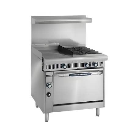 Imperial (Middleby) Spec Series Gas Ranges - IHR-GT18-2-M