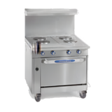 Imperial (Middleby) Spec Series Electric Ranges - IHR-4-1HT-E-M