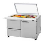 Turbo Air PRO Refrigerated Prep Tables - PST-48-18-D2RL-N-GL