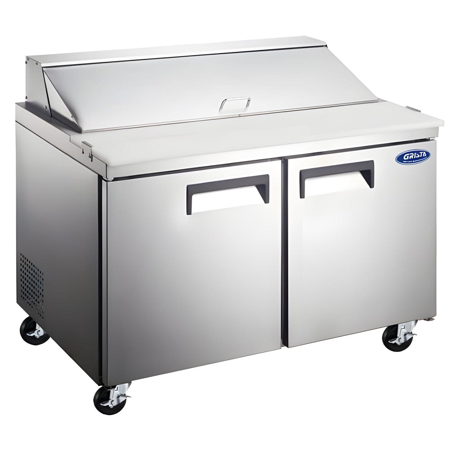 Grista - Salad Sandwich Prep Table - 2 Door, 15.5 Cu. Ft., 60 In - GRSL-2D/60