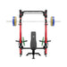 MAJOR FITNESS All-In-One Home Gym Folding Power Rack Package Lightning F35 - F35BL-PLT01BL-OWPNT230-OBBLS