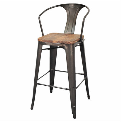 New Pacific Direct Metropolis Metal Bar Stool, (Set of 4) -  938544-GM