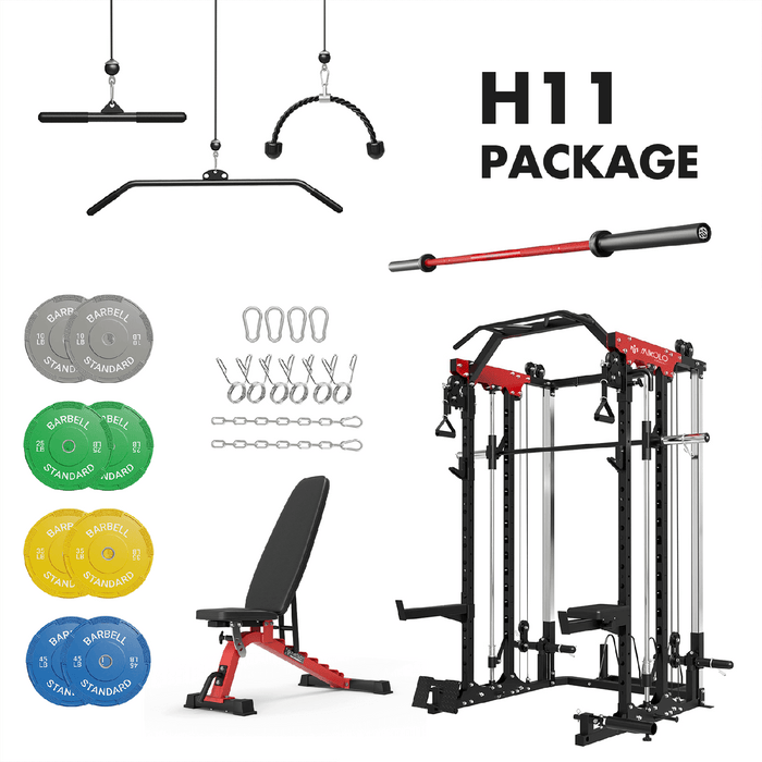 Mikolo Fitness H11 Home Gym Package - HP-H11-RR