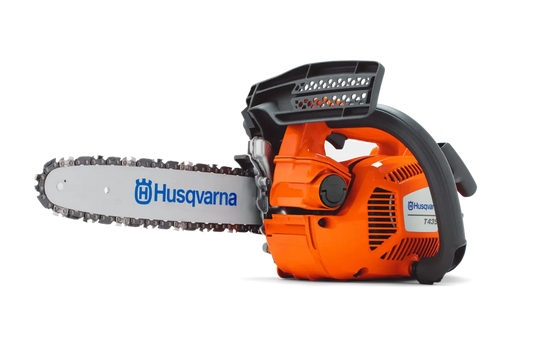 Husqvarna T435 Top Handle Chainsaw - 35.2cc Gas Engine with 14in Guide Bar for Professional Arborists - 966997234 - HUS-966997234