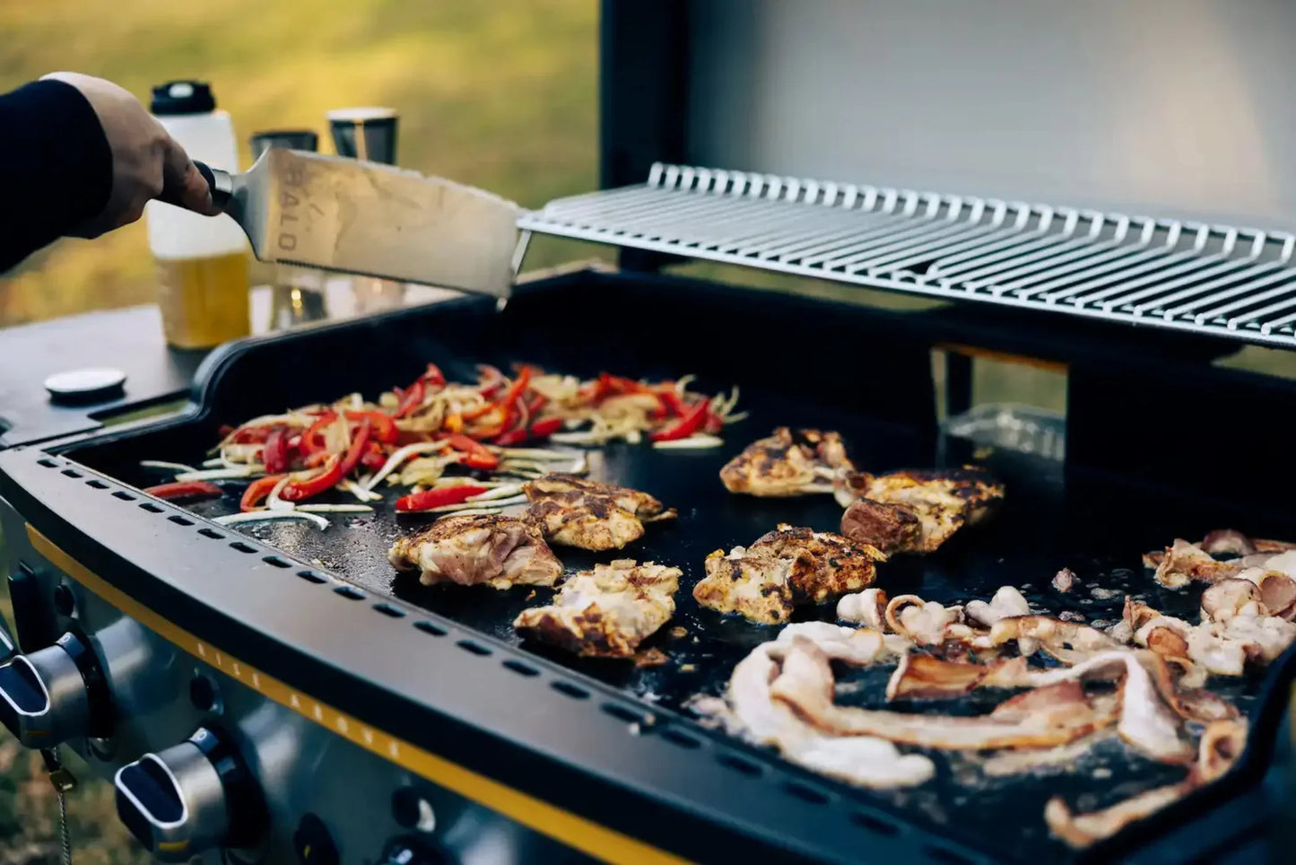 Halo Elite 2B Four Zone Two Burner Outdoor Griddle - 12042045