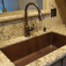 Rustic Premier Copper Hammered Copper Single Basin Kitchen Sink - KDSB