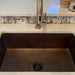 Rustic Premier Copper Hammered Copper Single Basin Kitchen Sink - KDSB