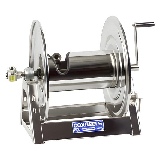 Coxreels SS Series Medium Pressure "Stainless Steel" Hand Crank Hose Reels - 1125-4-100-SP