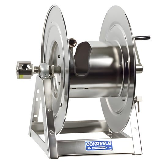 Coxreels S Series Medium Pressure "Stainless Steel" Hand Crank Hose Reels - 1175-6-100-SP