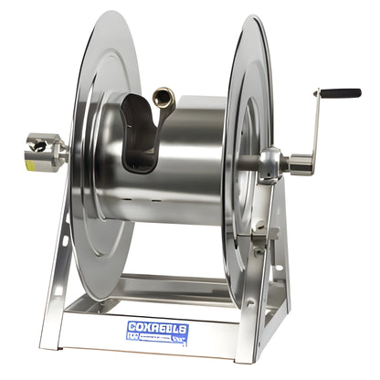 Coxreels S Series Medium Pressure "Stainless Steel" Hand Crank Hose Reels - 1175-6-100-SP