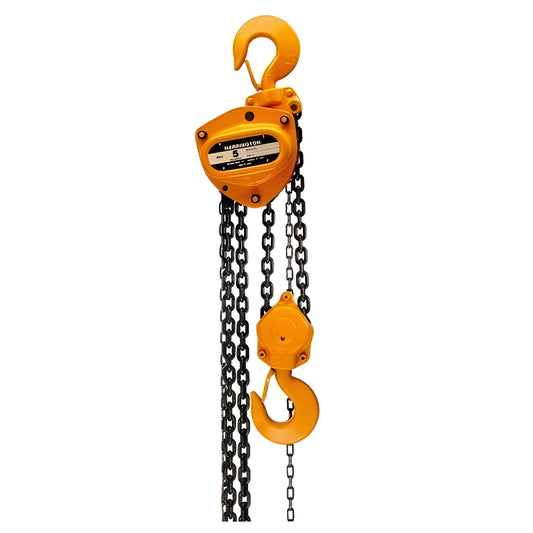 Harrington CF030-10 Hand Chain Hoist with 3 Ton Lift Capacity & 10FT Chain Fall - Reconditioned - Harrington CF030-10