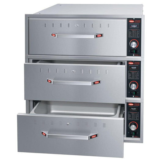 Hatco HDW-3BN 19" Built-In 3 Narrow Drawer Warmer - 120V, 1 Phase - HDW-3BN
