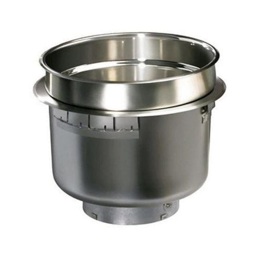 Hatco  11 Qt. Stainless Steel Drop-In Round Heated Well Warmer - HWB-11QTD